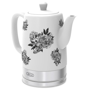 Cric electric Bella cu capacitate de 1,5 litri, 1500W, design elegant cu flori