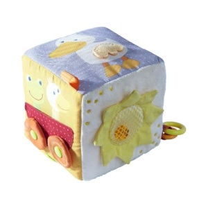 Cub interactiv HABA 301859 Zauberfrosch pentru dezvoltarea motricitatii 10x10x10 cm - Img 6