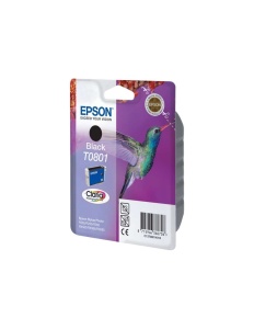 Culoare Neagra Tinta Originala Epson T0801 pentru Imprimante Foto - Img 3