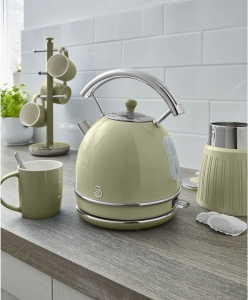 Cumpator electric Swan Retro 1,8L 3000W Verde, Design Vintage - Img 2