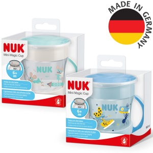 Cupa de invatare NUK Mini Magic, 160 ml, design 360, 2 bucati - Img 6