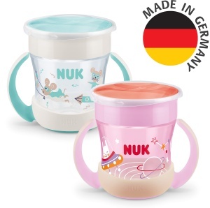 Cupa de invatare NUK Mini Magic Night, 160 ml, roz, 360 anti-scurgere - Img 6