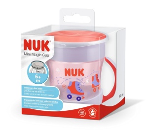Cupa Magica NUK Mini 160 ml, diverse culori si design-uri, 6 luni - Img 5