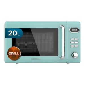 Cuptor cu microunde digital Cecotec ProClean 5110, 20L, 700W, Verde Retro