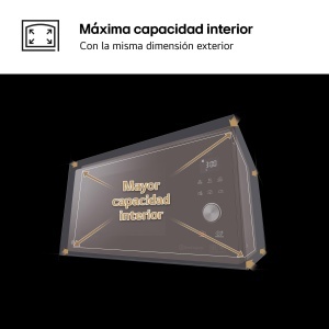 Cuptor cu microunde LG MJ3965BPS, 39L, 1200W, Negru - Img 8