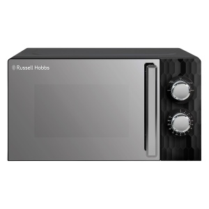 Cuptor cu microunde Russell Hobbs Honeycomb RHMM715B Solo 17 litri 700W negru cu 5 niveluri de putere temporizator incorporat si functie de dezghetare - Img 1