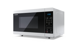 Cuptor cu microunde SHARP MS51ES (cuptor cu microunde: 900W, 11 niveluri de putere, functie de dezghetare, dimensiuni: 513x306x394cm), argintiu - Img 4