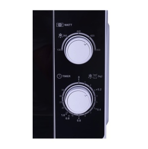 Cuptor cu microunde Sharp R200WW Solo / 20 L / 800 W / 5 niveluri de putere / Cronometru de la 35 de minute la 00 de secunde / Dezghetare controlata in greutate / Mod de economisire a energiei / Platan din sticla (25,5 cm) / Alb - Img 3