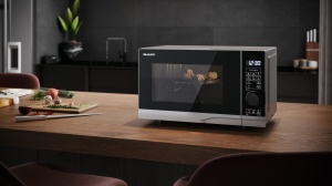 Cuptor cu microunde Sharp YC-PG204AE-S, 20L, 700W, argintiu - Img 2