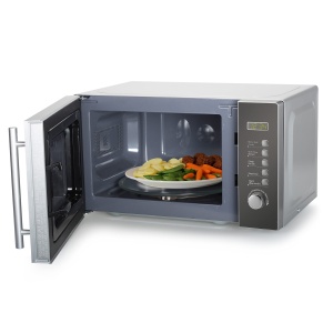 Cuptor cu microunde Tristar MW-2705, 800 W, 20 L, Grill, Argintiu - Img 2