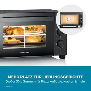 Cuptor cu ventilatie Severin TO 9020, 30L, 1600W, negru - Img 5