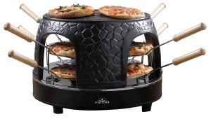 Cuptor de Pizza Bestron, 1150W, pentru 8 persoane, negru