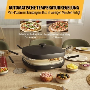 Cuptor de pizza Tristar PZ-9176, 1200W, 32x32 cm, pentru 6 persoane - Img 6