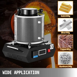 Cuptor de topire VEVOR 1350 W, 1 kg capacitate, 1150 C - Img 8