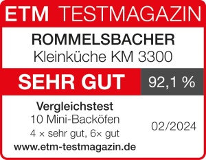 Cuptor electric Rommelsbacher KM 3300-2, 30L, 3250W, argintiunegru - Img 3
