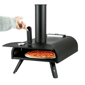 Cuptor pentru Pizza JOCCA din Otel Inoxidabil, Negru, Fara Asamblare - Img 3