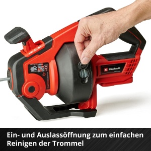 Curatator de tevi Einhell TE-DA 18760, 7.6m, pentru tevi 16-55mm - Img 9