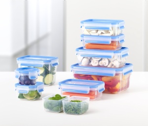 Cutie de depozitare a alimentelor proaspete Tefal Masterseal, plastic, albastru, 22,6 x 16,5 x 4,9 cm - Img 5