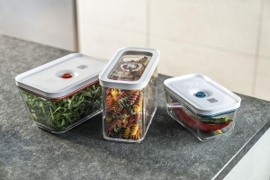 Cutie de depozitare ZWILLING Fresh Save Cube 2M Transparenta Vakuumierabila Modulara - Img 5