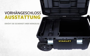 Cutie de unelte STANLEY STST1-80150, 50L, cu roti si maner telescopic - Img 7