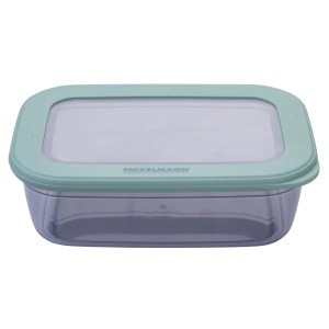 Cutie depozitare Fackelmann 1200ml transparenta capac fumuriu rezistenta la masina de spalat vase