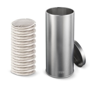 Cutie metalica pentru cafea XAVAX, capacitate 20 de capsule, argintie - Img 3