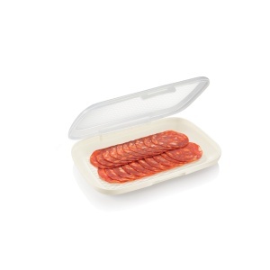 Cutie pentru alimente Tescoma Aufschnittdose 4FOOD, plastic, transparent - Img 5