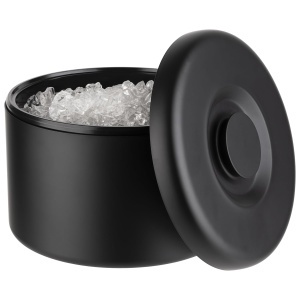 Cutie pentru Gheata APS 36006, Capacitate 6 Litri, Aluminiu Negru, 27 cm - Img 2
