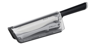 Cutit bucatar Tefal Ever Sharp K25690 165 cm Tehnologie de ascutire automata NegruArgintiu
