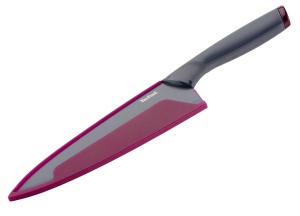 Cutit bucatarie Tefal Fresh Kitchen 20 cm otel inoxidabil maner ergonomic negrurosu