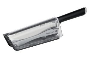 Cutit de bucatar TEFAL 16,5 cm, ascutire integrata exclusiva, cutit de bucatar universal, otel inoxidabil german, K2569104 Ever Sharp - Img 1