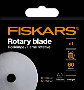 Cutit de inlocuire Fiskars 60mm, din otel cu acoperire de titan, pentru taiere precisa