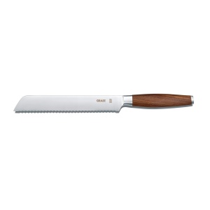Cutit de paine GRAEF KN5054 Lama 20 cm Maner din nuc Design elegant