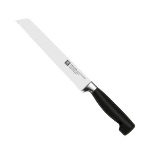 Cutit de paine ZWILLING Vier Sterne, 20 cm, otel inoxidabil, negru - Img 4