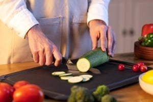 Cutit pentru fructe si legume Zyliss 10 cm, lama otel inoxidabil, maner din Weizenstroh - Img 6