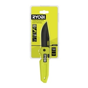Cutit pliabil RYOBI, Drop Point, din otel carbon, cu maner din nylon - Img 5