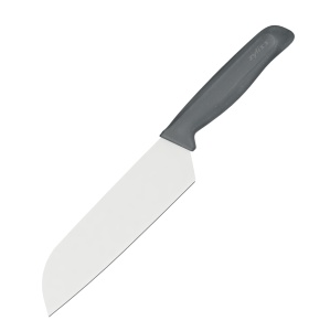 Cutit Santoku Zyliss 17 cm, cu Klinge din Otel Inoxidabil si Maner din Weizenstroh
