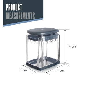 Cutter manual Lacor 60540 cu 3 lame din otel inoxidabil, BPA-free - Img 2