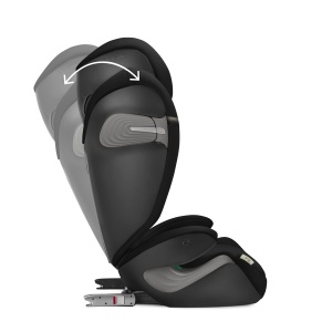 CYBEX Gold Scaun auto pentru copii Solution S2 i-Fix, Pentru masini cu si fara ISOFIX, 100 - 150 cm, De la aproximativ 3 la 12 ani (15 - 50 kg), Moon Black - Img 7