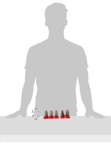 De Buyer -4150.04 - Set mixt: 12 prize Tritan si suport, culoare: negru transparent - Img 4