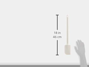 de Buyer - Spatula flexibila din cauciuc - Lungime 43cm - 4891.42N, Alb - Img 7