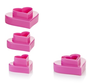Decupator dublu Tescoma 630862, din plastic, 6 dimensiuni - Img 2