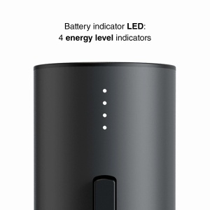 Deschizator electric de vin Lacor 63056, inox, negru mat, cu LED - Img 4