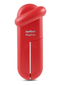 Deschizator manual de conserve Zyliss MagiCan, ergonomic, rosu