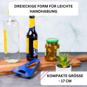 Deschizator universal Westmark Sieger-Twist, 17 cm, otel si cauciuc, culori diverse - Img 6