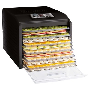 Deshidrator alimentar, capacitate mare, 500 W, negru