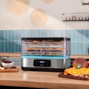 Deshidrator alimente Cecotec VitaDry Pro 300W 5 tavi ajustabile Timer digital - Img 4