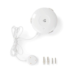 Detector inteligent de fuga de apa NEDIS WIFIDW10WT, Wi-Fi, alimentare cu baterie, alb - Img 5