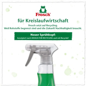 Detergent de geamuri Frosch cu alcool, 500 ml, curatare eficienta - Img 4