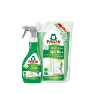 Detergent pentru geamuri Frosch Spiritus, 950 ml, formula ecologica - Img 3